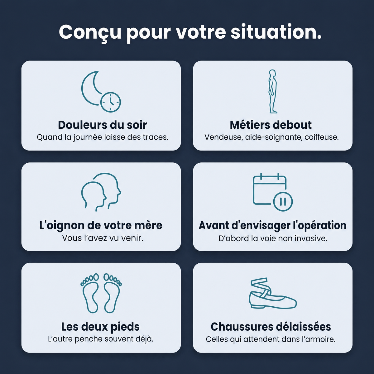 Conçu pour votre situation