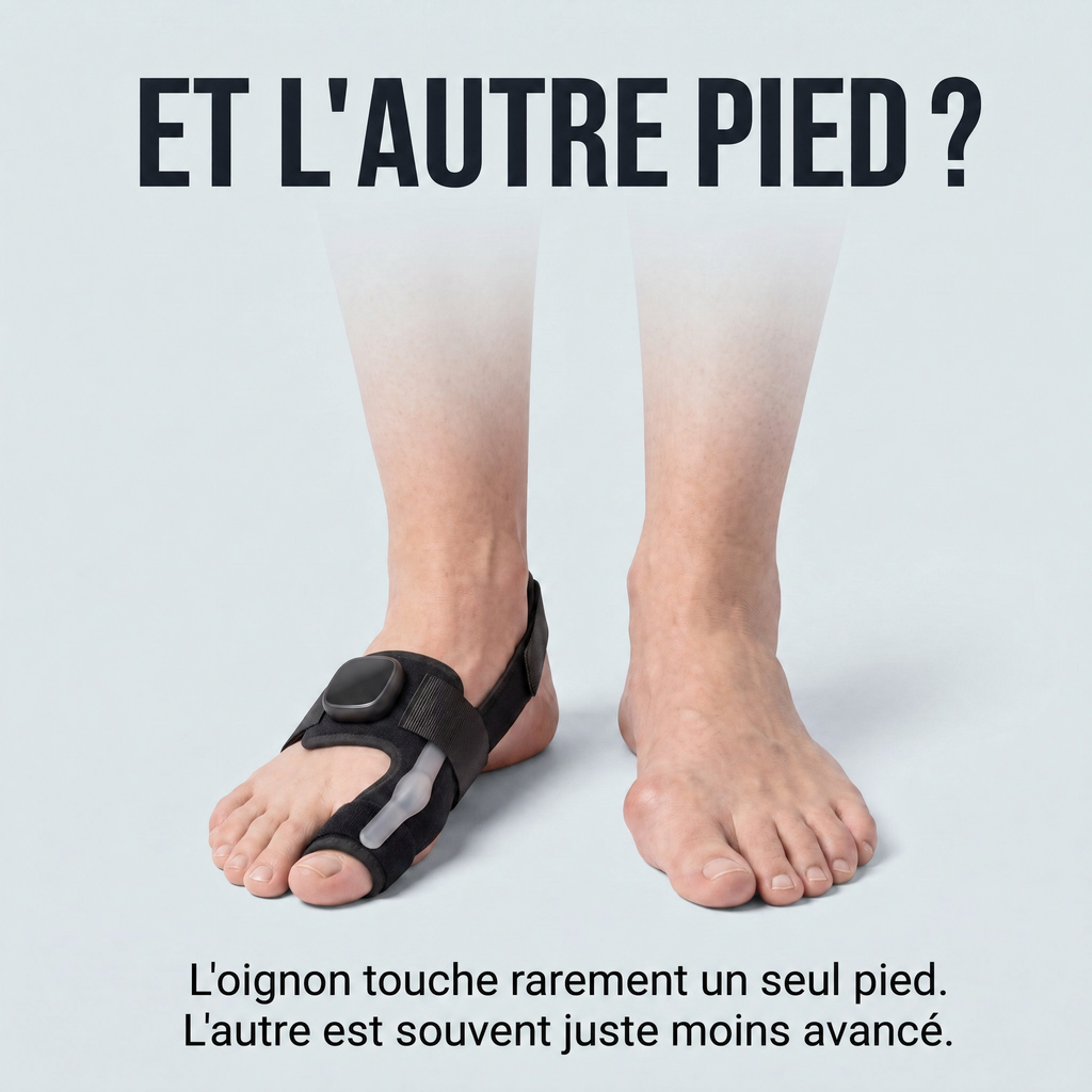 Et l'autre pied ?